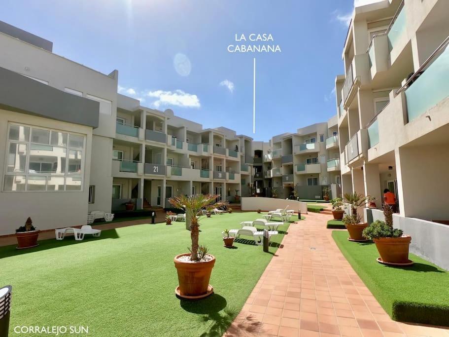 La Cabanana - Apartment W Pool And High-Speed Wifi Corralejo Ngoại thất bức ảnh